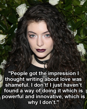 Times Lorde Was Awesomely And Brutally Honest About Other Pop Stars
