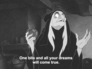 black and white, photography, quote, snow white, text