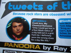 Tweets of the Week (a half-page feature in every single magazine ...