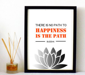 Buddha quote print -inspiring quote -Typography Print - Wall Decor ...