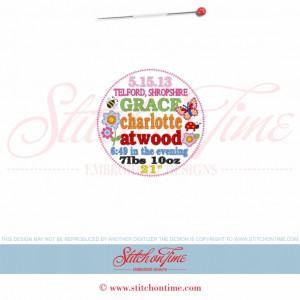 926 Birth Announcement : Birth Saying Made To Order 6x10