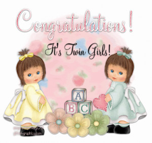 more images from congratulations congratulations its twin girls