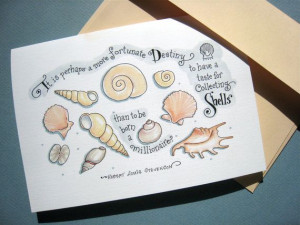 Seashell Card. Beach Lover Card. Shell Collecting by PattieJansen, $4 ...