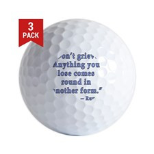 Inspirational Sayings Golf Balls