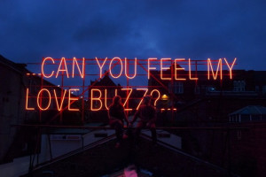 Neon quotes about love
