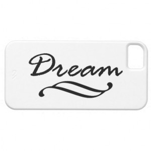 Dream Quote Word Art iPhone 5/5S Case