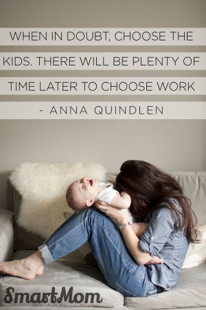 doubt, choose the kids. There will be plenty of time later to choose ...