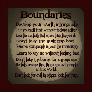 quotes about boundaries | Via Veronica V