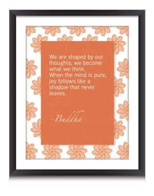 SALE Meditation Yoga Art Print Buddha Quote by TheArtStreet, $15.00