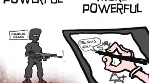 Proving pen is mightier than sword, world cartoonists draw for their ...