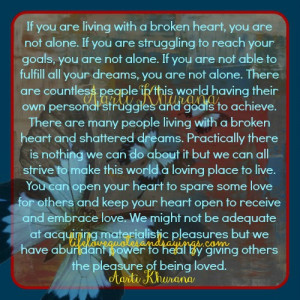 if you are living with a broken heart you are not alone if you are ...