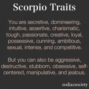 zodiac astrology scorpio scorpiotrait zodiacs