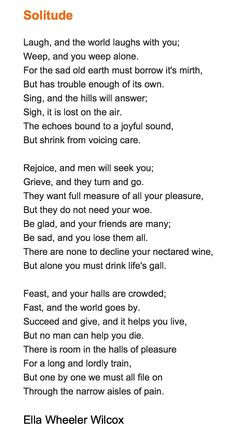 Poetry, Ella Wheeler Wilcox, 
