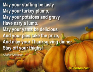 Thanksgiving and other Random thoughts