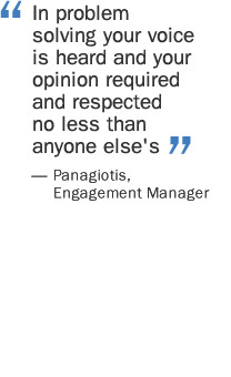 In problem solving your voice is heard and your opinion required and ...