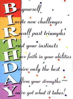 Birthday Quotes