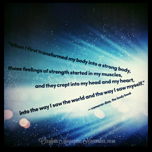 Little Inspiration from Cameron Diaz