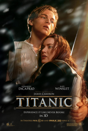 Kate Winslet and Leonardo DiCaprio Titanic