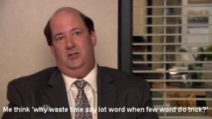 The Office Quotes Kevin Tagged as: the office,