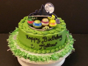 Ninja Turtle Birthday Party Cakes