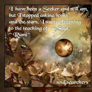 have been a seeker and still am but I stopped asking books and the ...