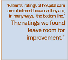 Patients' Perception of Hospital Care in the United States