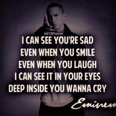 Thanks to my great son for this. I needed it this week. Eminem-my ...