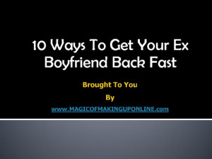 Love Quotes For Your Ex Boyfriend