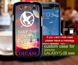 TM 12 Hunger Games quote Samsung Galaxy S3 case