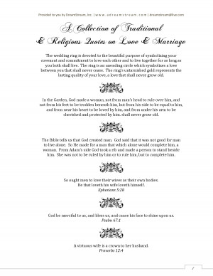 Quotes About Love And Marriage Religious #1