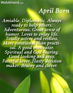 Birth Month Signs, Symbols and Gift IdeasBirthday, Signs, Aries, April ...