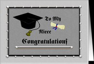Graduation / Congratulations To My Niece card - Product #398834