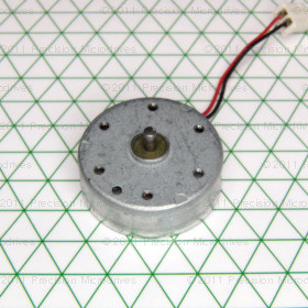 24mm DC Motor - 8mm Type Shown on 6mm Isometric Grid