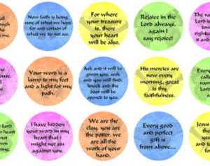 Christian Bible Quotes Bottle Cap I mage Collage Sheet 1 inch circles ...