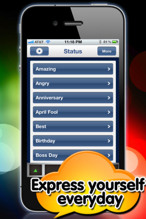 Funny Status Shuffle for Facebook - Quotes & Statuses Updates