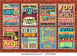 ... Quotes with Calligraphic and Typographic Elements - stock vector