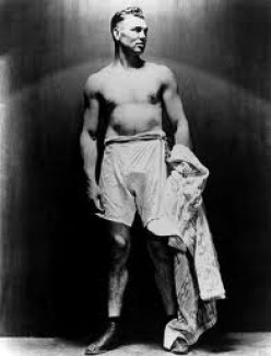 The Ring: Celebrating 80 Years With A picture of Jack Dempsey. He is ...