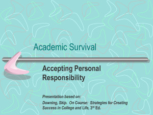 Accepting Personal Responsibility by alicejenny