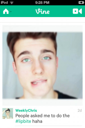 WeeklyChris! I saw this on facebook and I drooled like a baby.