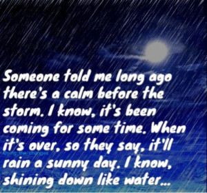 Have You Ever Seen The Rain? ~Creedence Clearwater Revival