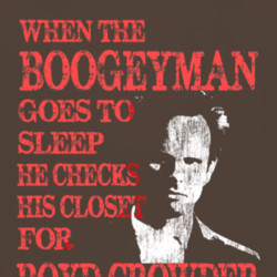 ... He Checks His Closet for Boyd Crowder Justified Distressed T Shirt