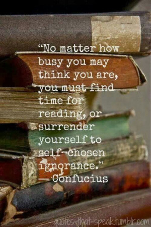 Confucius quote about reading