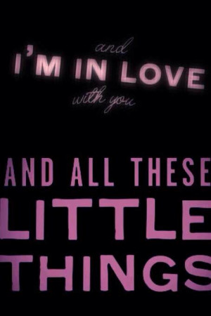One direction little things
