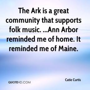 Catie Curtis - The Ark is a great community that supports folk music ...