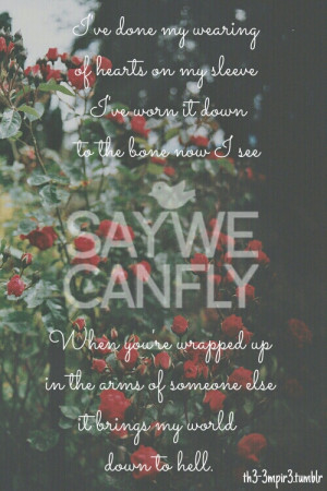 Saywecanfly - Your Heart Was No Place For A Monster Like Me