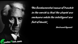 the fundamental cause of trouble by bertrand russell picture quotes