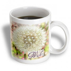 ... - Dandelion Flower Wish Inspirational Quotes Flowers - 11 oz mug