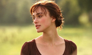 Keira Knightley as Lizzie Bennet in the 2005 film Pride and Prejudice