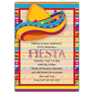 Wording suggestions for Mexican Invitations