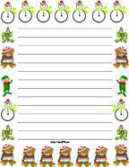 Image Gallery printable lined writing paper for first grade. .